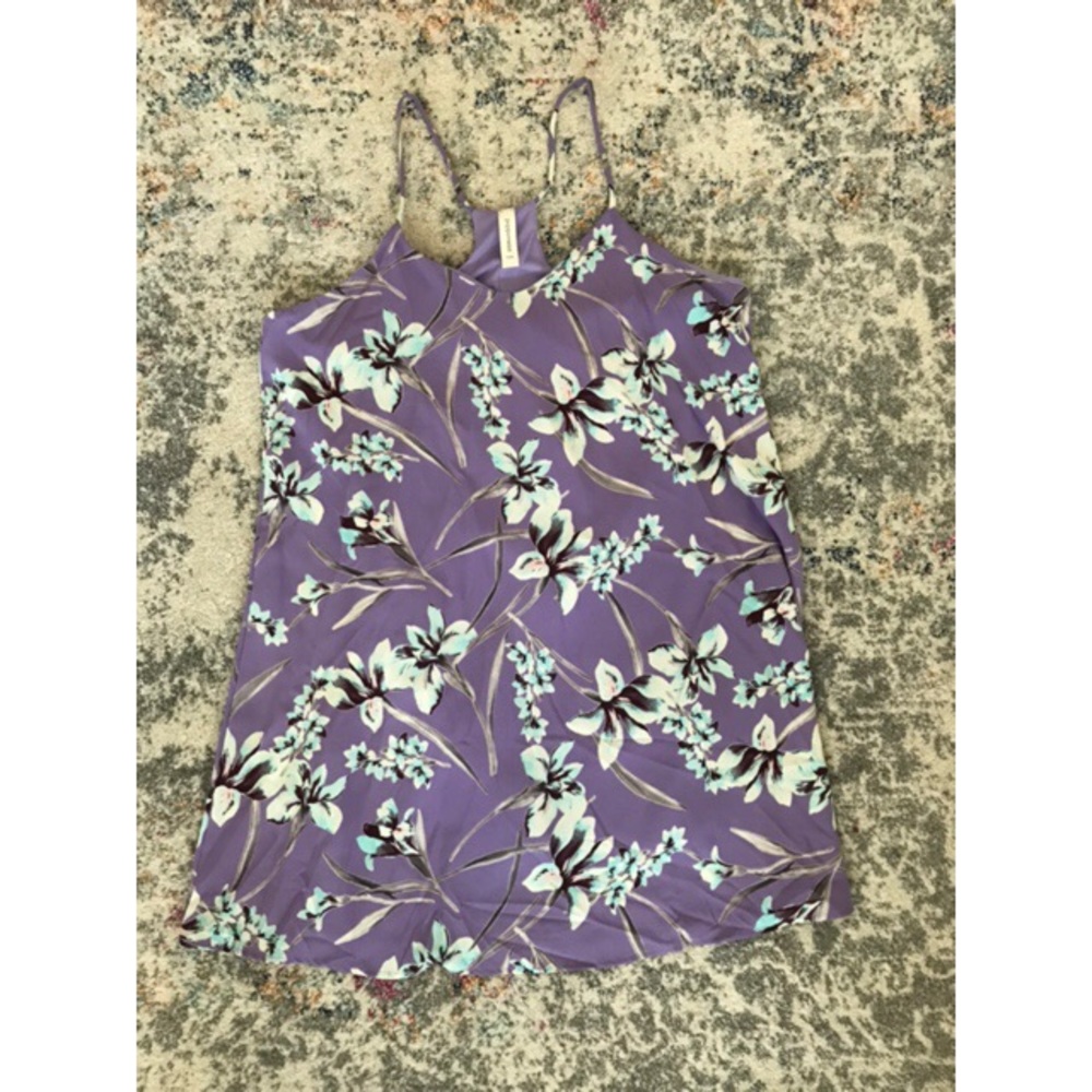 Large Lavender Flower Dress